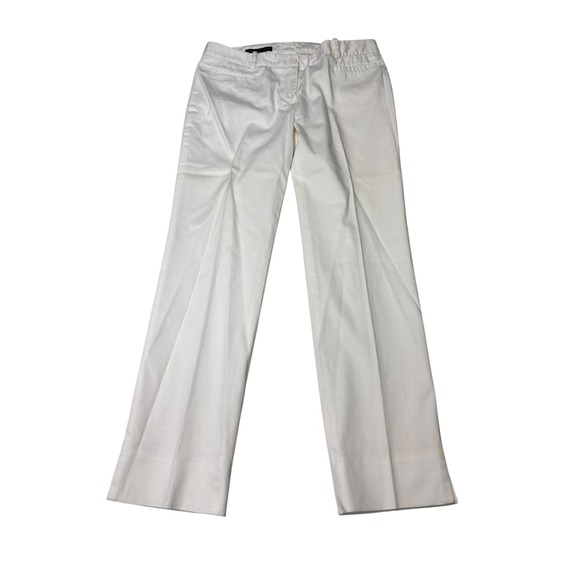 Brooks Brothers Pants - Brooks Brothers 346 Natalie Fit White Cotton Stretch Dress Pants Womens 6 32X28